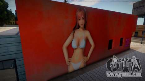 Honoka Mural v1 for GTA San Andreas