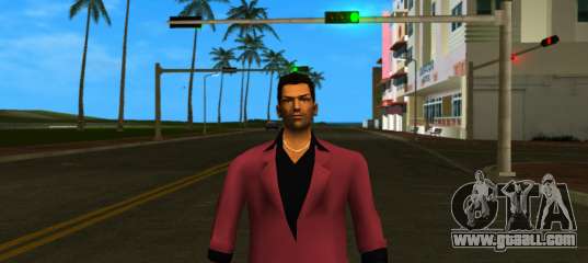 Tommy in Red SUIT HD for GTA Vice City