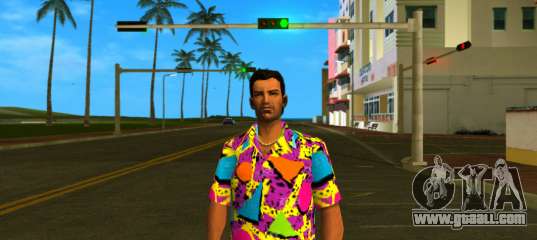 Shirt with patterns v6 for GTA Vice City