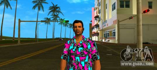 Shirt with patterns v11 for GTA Vice City
