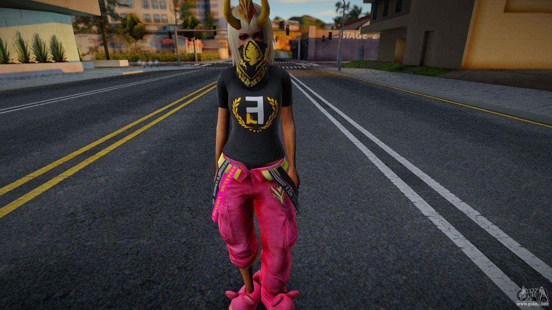 Download Male skins from Free Fire for GTA San Andreas (iOS, Android)