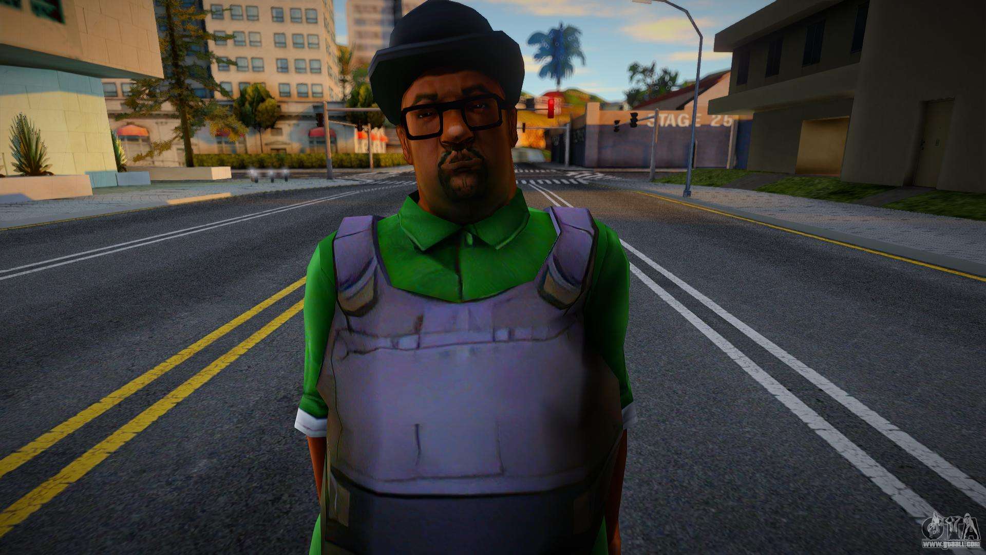 Improved Smoke in body armor from the mobile version for GTA San Andreas