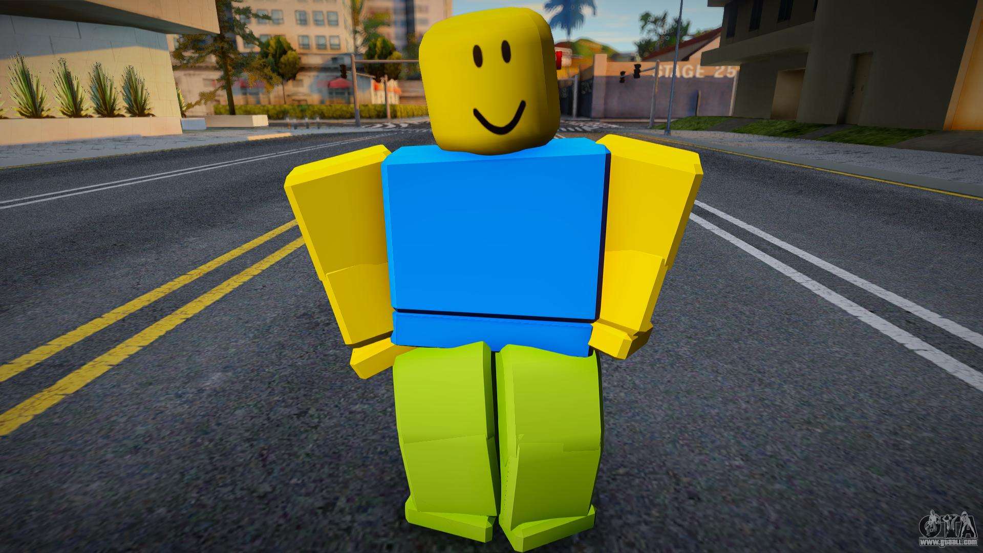 Roblox: Classic Noob In Real Life (characters in skins, models