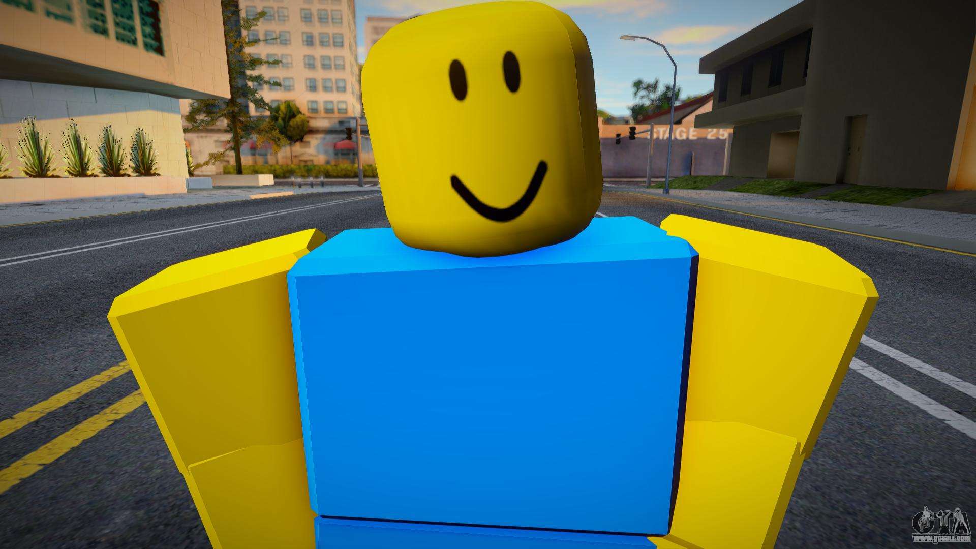 Roblox: Classic Noob In Real Life (characters in skins, models