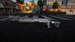 Pump Shotgun (Bones Finish) v5 for GTA San Andreas