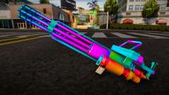 Minigun Multicolor for GTA San Andreas