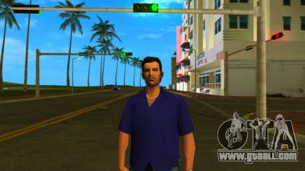 T-Shirt Ocean Blue for GTA Vice City