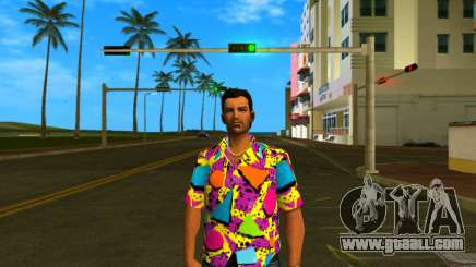 Shirt with patterns v6 for GTA Vice City