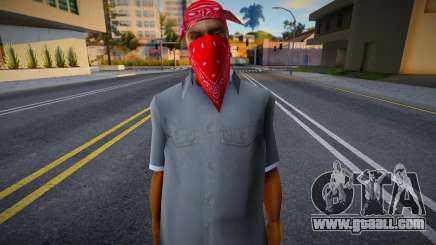 Gangster with Red Bandana for GTA San Andreas