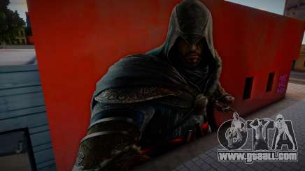 Ezio Auditore Mural v3 for GTA San Andreas