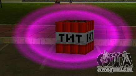 TNT Minecraft for GTA Vice City