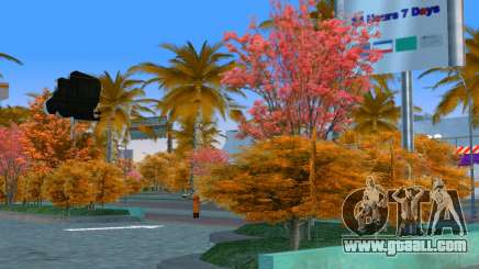 Autumn trees for GTA Vice City