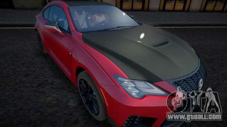 Lexus RC-F Track Edition 2020 for GTA San Andreas