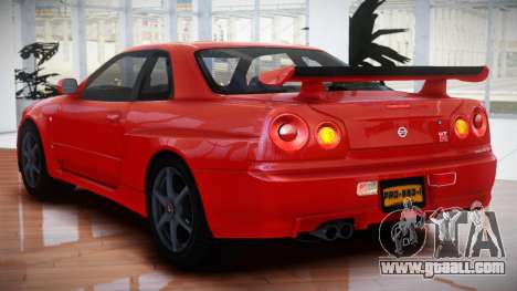Nissan Skyline GT-R R34 QX for GTA 4