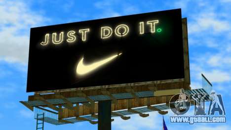Just Do It Billboard for GTA Vice City