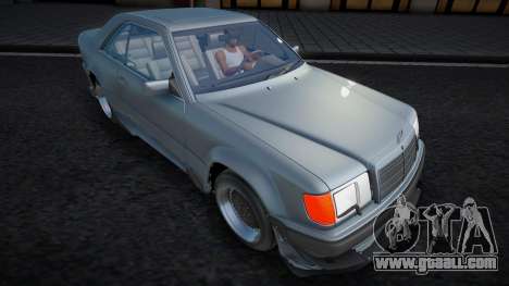 Mercedes-Benz C124 AMG (White RPG) for GTA San Andreas
