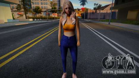 Girl in plain clothes v7 for GTA San Andreas