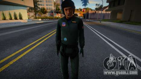 Policeman in a helmet 1 for GTA San Andreas