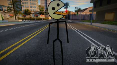 Pac-Man from Facebook (Skin) for GTA San Andreas