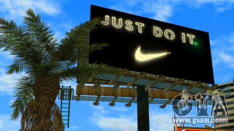 Just Do It Billboard for GTA Vice City