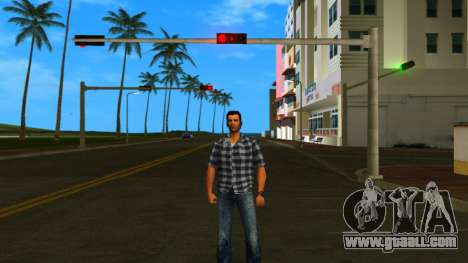 Tommy in plaid shirt for GTA Vice City