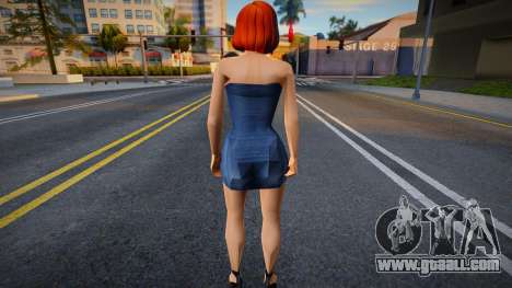 Girl in evening dress for GTA San Andreas