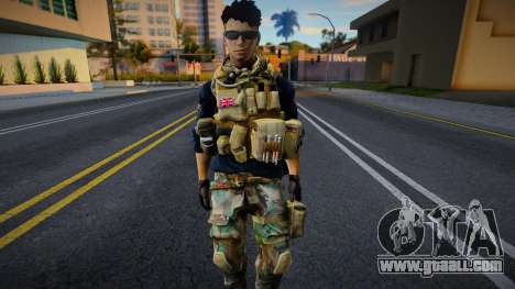 Soldier from Task Force 22 for GTA San Andreas