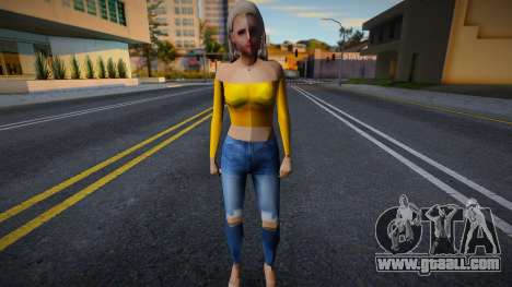 Girl in plain clothes v28 for GTA San Andreas