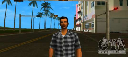 Tommy in plaid shirt for GTA Vice City