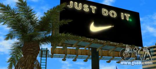 Just Do It Billboard for GTA Vice City