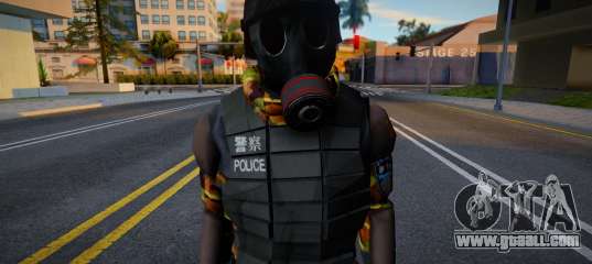 Riot Police from L4D2 (Blight Path) for GTA San Andreas