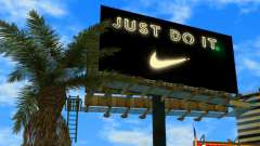 Just Do It Billboard for GTA Vice City