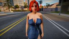 Girl in evening dress for GTA San Andreas