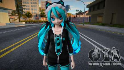 PDFT Hatsune Miku Green Ponpoko for GTA San Andreas