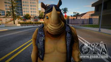 Rocksteady of the Teenage Mutant Ninja Turtles for GTA San Andreas