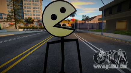 Pac-Man from Facebook (Skin) for GTA San Andreas