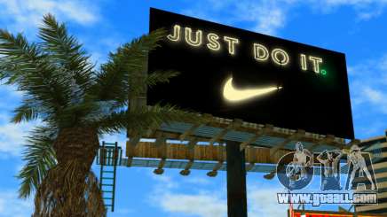 Just Do It Billboard for GTA Vice City