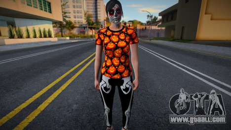 GTA Online Halloween Skin (Woman) for GTA San Andreas