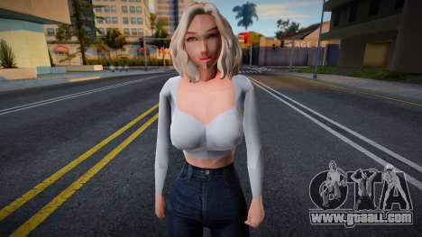 Girl in casual clothes 4 for GTA San Andreas