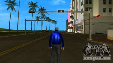 White Middle Age Guy With Blue Jacket for GTA Vice City