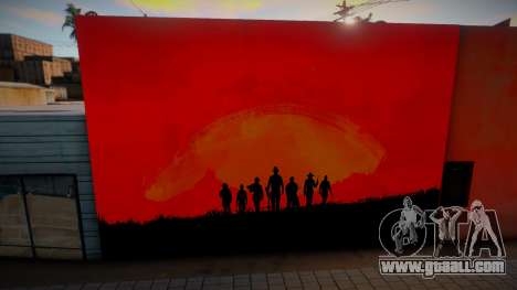 Red Dead Redemption 2 Mural for GTA San Andreas