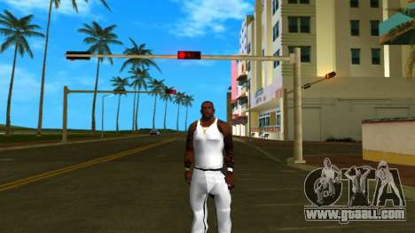 Carl Johnson in a white T-shirt for GTA Vice City