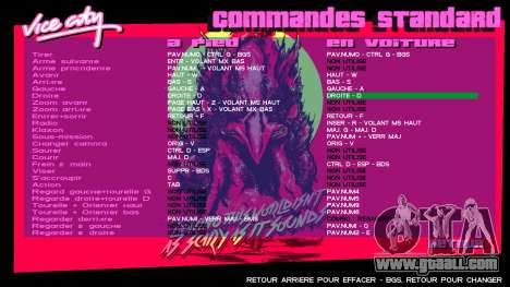 Hotline Miami Menu HD v7 for GTA Vice City