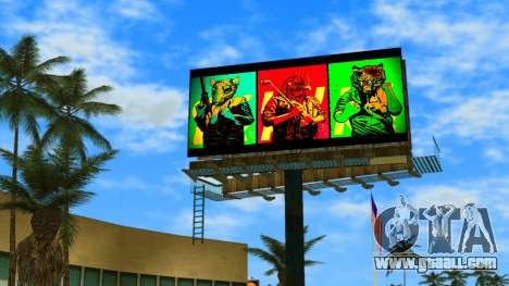 Hotline Miami Billboard for GTA Vice City
