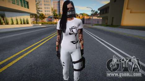 White Gang Skin v4 for GTA San Andreas