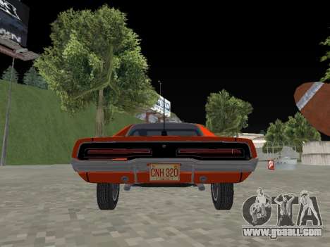 Dodge Charger General Lee no vinils for GTA San Andreas