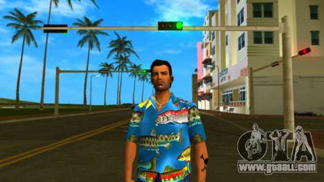 Tommy in a vintage v8 shirt for GTA Vice City