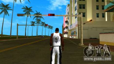 Carl Johnson in a white T-shirt for GTA Vice City