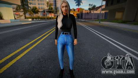 Girl in casual clothes 3 for GTA San Andreas