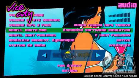 Definitive Edition style menu for GTA Vice City